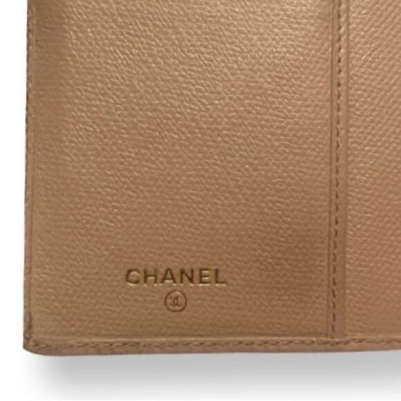 Chanel Biege Caviar Leather CC Logo Long Wallet - Picture 6 of 12